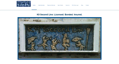 Desktop Screenshot of k9secondline.com